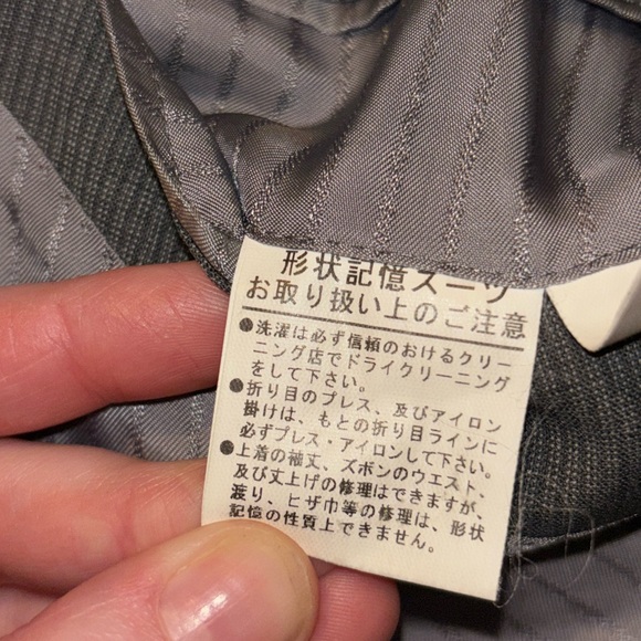 Yuki Torii Homme Men's Suit Jacket Gray Blazer Coat Designer READ DESCRIPTION - Picture 10 of 16